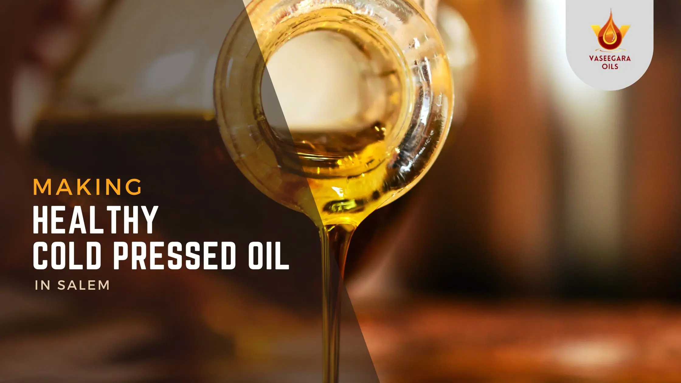 Making Of Healthy Cold Pressed Oil In Salem