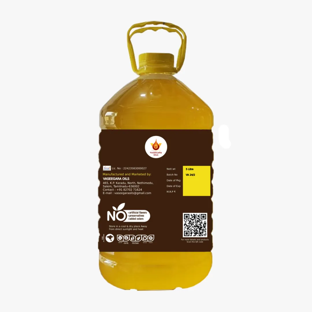 Cold pressed Groundnut Oil Five Liter B